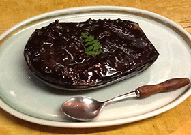 米なすの亀甲焼き